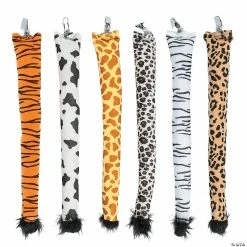 Wildlife Safari Stuffed Animal Tails - 6 Pc.