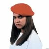 WOOL BERET HAT-RED